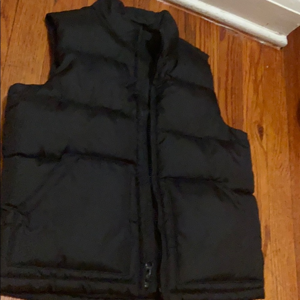 Black old navy vest jacket